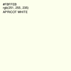#FBFFEB - Apricot White Color Image